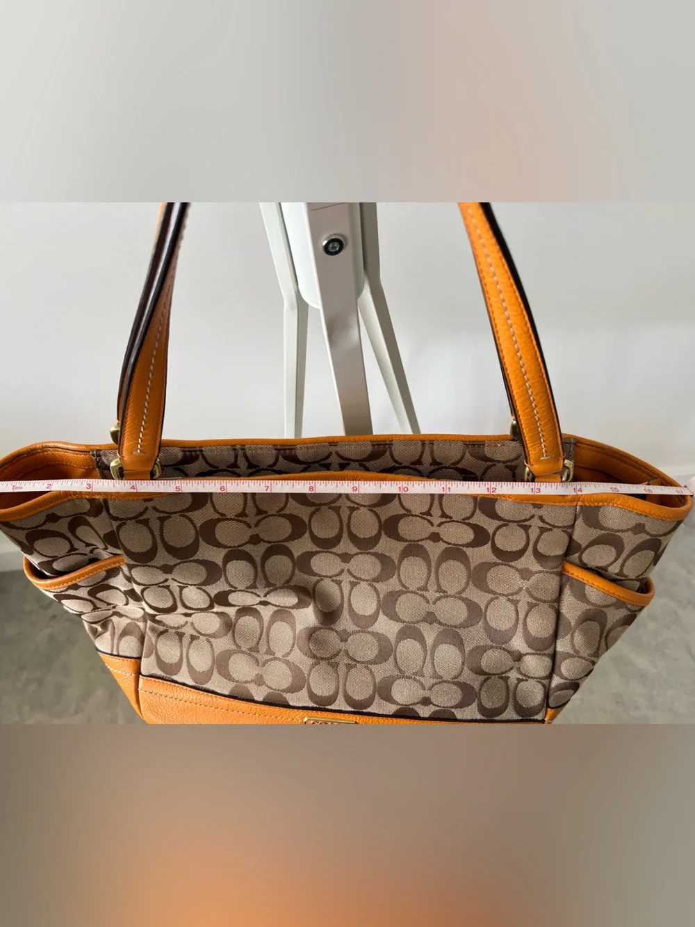 Coach tote brown